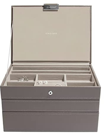 Stackers Nerzgrau Klassisch Schmuckschatulle -3