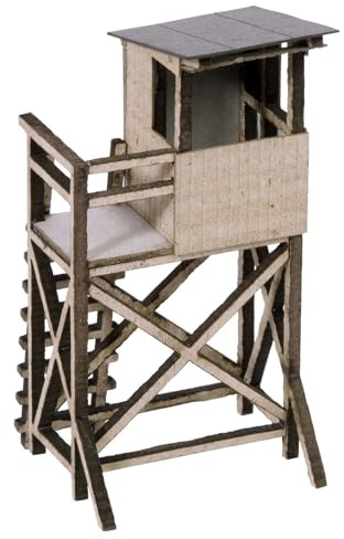 NOCH Jägerstand, Laser-Cut Miniatur Hochstand für Modellbau Szenen Gestaltung, 3 x 3 cm, Höhe 5,4 cm für die Spur H0