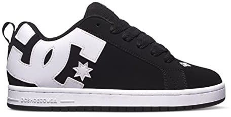 DC Shoes Herren Court Graffik Skateboard-Schuh, Schwarz II, 39 EU