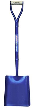 Faithfull FAIASS2MYD All Steel Contractors Square Mouth Shovel (No2) MYD Handle