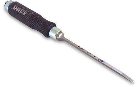 Narex Czech Steel Professional Woodworking Cabinetmakers Mortise Chisel with Stained European Beech Wood Handle Sizes from 4 mm to 12 mm 811205-811212 (4 mm - 5/32)