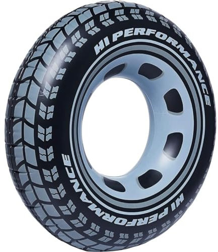 Intex - Swimming tube Giant car tyre 91cm,Black, 36