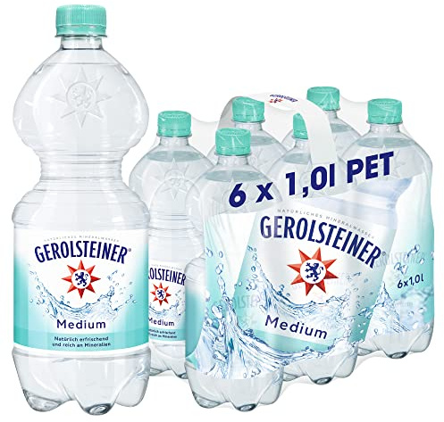 Gerolsteiner Medium, EINWEG (6 x 1 l)