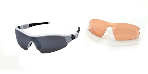 Ravs MULTI SPORTBRILLE SONNENBRILLE inkl. 3 WECHSELGLÄSER SOFTBAG