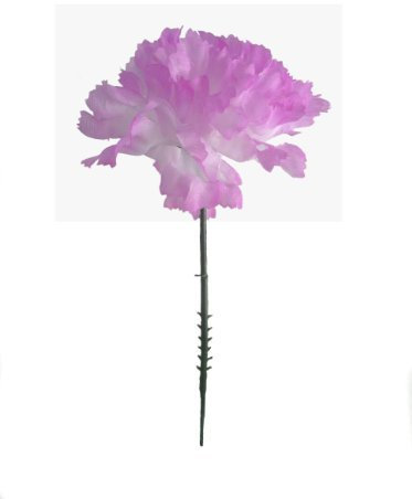 Larksilk 100 Pack Artificial Carnations - Bulk Silk Flowers for Weddings, Mother's Day, Graduations, Easter & Memorial Day - 3.5 Heads, 5 Stems, Real Touch Petals, 18 Colors Available - Violet