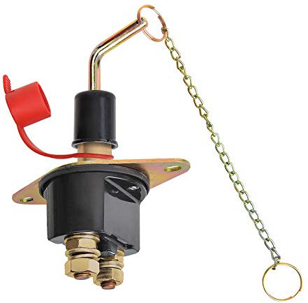 ProPlus 347031 Batterie Trennschalter Natoknochen Heavy Duty Dauer 500 Ampere Spitze 2500A 2-Polig Hauptschalter Not Aus Schalter