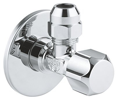 GROHE Angle Valves Neutral Handle Angle Valve 1/2 Chrome 22018000