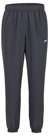 Slazenger herr stängda fåll vävda byxor joggingbyxor joggingbyxor träningsbyxor Träkol XL