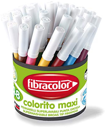 Fibracolor Colorito Maxi dos 48 filtpennor extra tvättbar