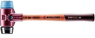 Halder 3012040Simplex Soft-Face Rubber/TPE-Soft Mallet, Multi-Colour, 40 mm