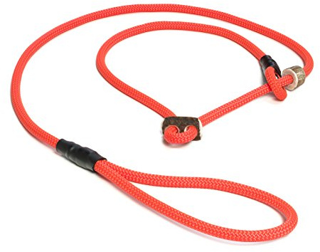 Mystique Field Trial Moxonleine 8mm 150cm neon-orange mit Zugbegrenzung