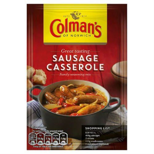 Colman's Sausage Casserole Recipe Mix 12 x 39g