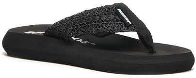 Rocket Dog Women's Sunset Flip Flops, Black, 5 UK