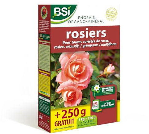 BSI - Concime Biologico per rosaio, 12,5 m