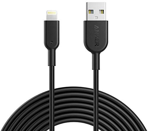Anker iPhone Charger Cable, Powerline II Lightning Cable (10ft), Durable Cable, MFi Certified for iPhone Xs/XS Max/XR/X / 8/8 Plus /7/7 Plus, iPad 8