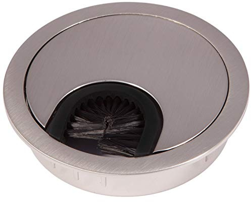 SOTECH Raccords de Câble Passage de Câble en Métal avec Finition en Acier | Inox ! Attention – Nouvelle Cote de Perçage