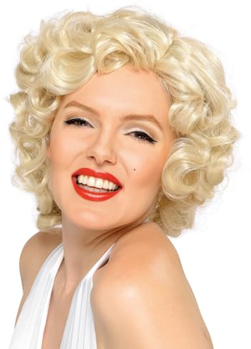 Smiffys Perücke Marilyn Monroe, Blond, Kurz Halloween