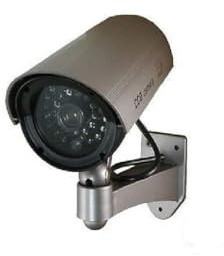 OISE ART STORE Trade Shop - Telecamera Finta Dome Dummy con LED Ir Lampeggiante Camera Videosorveglianza