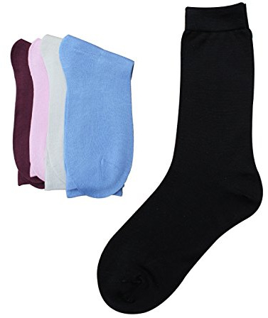 Jasmine Silk 5 par dam 100 % siden strumpor termostrumpor en storlek (36–40)