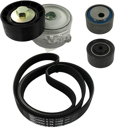 SKF Keilrippenriemen VKMA 33044 - Satz - Höhe 106 mm Länge 330 mm Breite 141 mm - OE Qualität | Kompatibel mit: CITROËN BERLINGO / BERLINGO FIRST Großraumlimousine (MF_, GJK_, GFK_