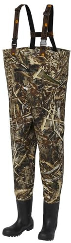 Prologic Max5 Taslan Chest Wader Camo Wathose Large 42/43