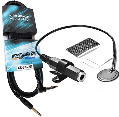 Drum dial Drum Trigger Clip Mount + keepdrum Triggerkabel 3m GC-073
