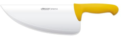 Arcos Serie 2900, Cuchillo Pescadero, Hoja de Acero Inoxidable Nitrum de 290 mm, Mango inyectado en Polipropileno Color Amarillo