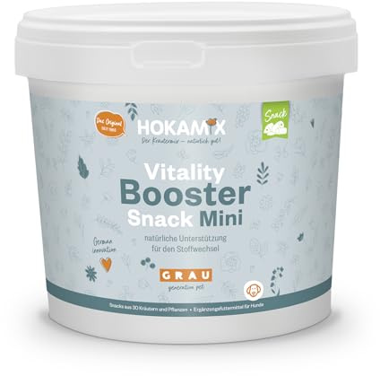 GRAU – el Original – Hokamix Vitality Booster Snack Mini, Paquete de 1 (1 x 4,5 kg), alimento complementario para Perros