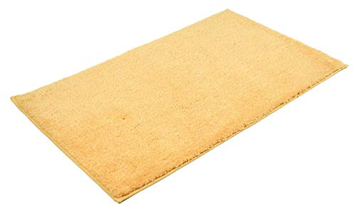 Gözze Mikrofaser Badteppich, 50 x 70 cm, RIO, Sonnengelb, 1025-13-050070