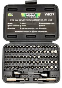Vim Herramientas vhc77 77-Piece Mitad Cut – Juego de Puntas de Destornillador