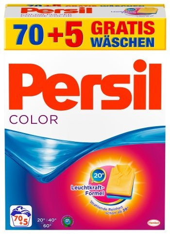 Persil Color-Pulver, XXL Unser Bestes, Waschmittel, 75 WL (70 + 5 WL)