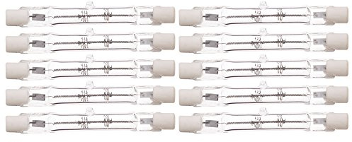 (Pack of 10) J Type 150 Watt 78 mm Q150 T3/78mm (3.07 Inches) 120 Volt R7S Base Halogen