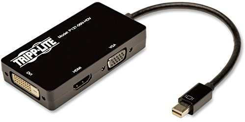 Tripp Lite P13706NHDV Keyspan Mini Displayport to VGA/DVI/HDMI All-in-One Adapter/Converter