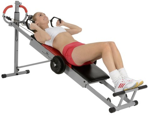 Christopeit Sport Total Exerciser TE 1 - Ganzkörpertrainer klappbar - Multi-Gym - Oberkörper, Arm, Brust, Bauch, Rücken