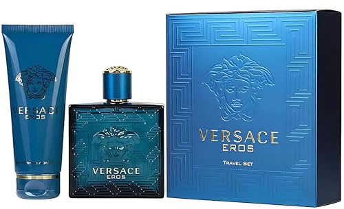 Eros by Versace Eau de Toilette Spray 100ml & Shower Gel 100ml