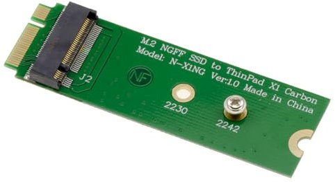 KALEA-INFORMATIQUE Adaptateur M.2 pour remplacer Un SSD Compatible Lenovo X1 Carbon Ultrabook par Un SSD M2 SATA