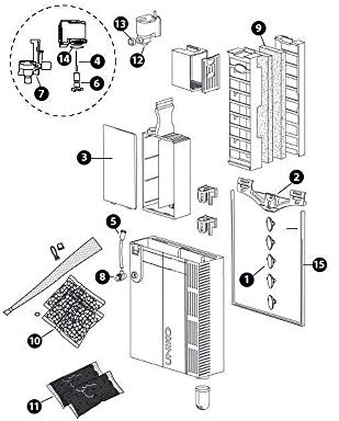 Askoll 952069 Ricambio Pompa per Filtro Uniko