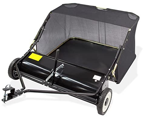 DEMA Kehrmaschine Laubkehrer, Anhänger ATV Kehrer, Rasenkehrmaschine, Laubkehrmaschine, Rasenkehrer, Quad, 105 cm, Rasentraktor, Bodenreinigung, Gartenpflege