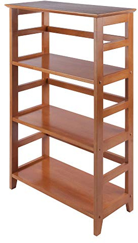 Winsome Studio 3-Tier Bookshelf, Honey Pine, 42