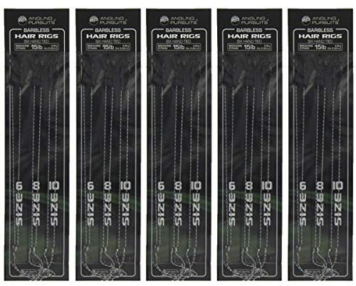 30 hair rigs,barbless hook size 6 to 10 carp/coarse fishing