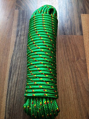 Nr.20 Grünes Polypropylen Seil, Polypropylenseil 16 mm x 30 m,Bootsleine,Ankerleine,Festmacher,Allzweckseil, Segeltauwerk, Mehrzweckseil, Bootstau,Seil,Leine,Strick, Ersatzseil, Reparaturseil, Schot
