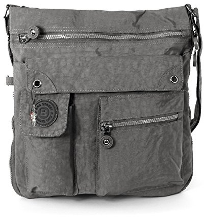 Unbekannt Bag Street Umhängetasche Bodybag, L, Grau