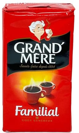 Kaffee Grand Mere Familial, gemahlener Kaffee aus Frankreich, 250g