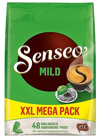 Senseo Doux / Mild Roast, Nouveaux Design, 48 Dosettes de Café