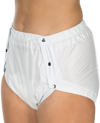 Suprima Inkontinenz PVC-Slip knöpfbar Art. 1-249-001 (unisex) - Gr. M - weiss