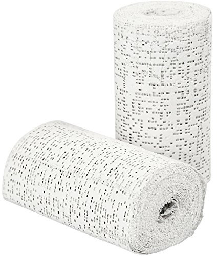 Fasciatura in gesso, L: 2,7 m, larghezza: 10 cm, 2 rotoli