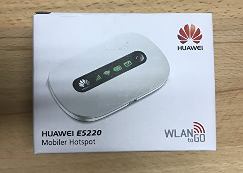 Huawei E5220 WiFi 4G Mobile (21mbps, USB) Blanc
