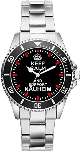 KIESENBERG Bad Nauheim Geschenk Artikel Idee Fan Uhr 2081