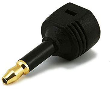 Monoprice 102671 Toslink Female to Toslink Mini Male Adapter 1.1 x 0.4 x 0.3