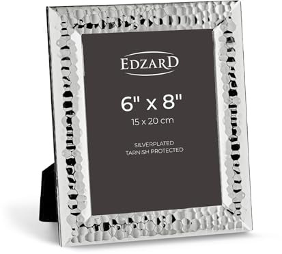 Edzard portafoto Gubbio per foto 15x20 cm, argento pregiato placcato, antiossidante